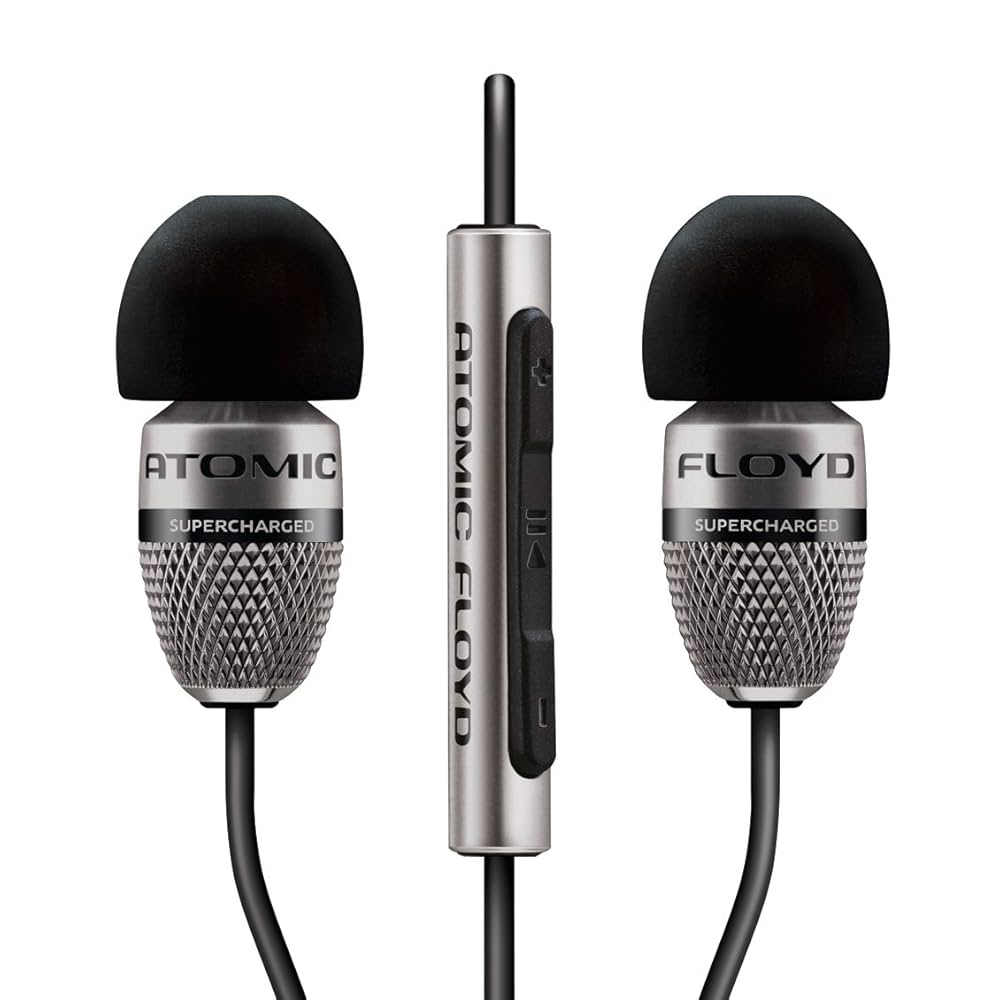 ATOMIC FLOYD SuperDarts ＋Remote Atomic Floyd SuperDarts Titanium +Remote Noise Isolating Hi